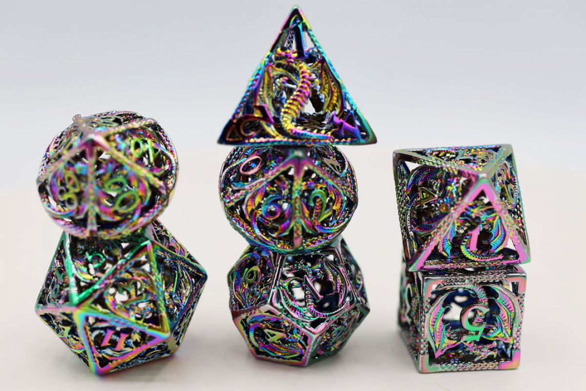 Foam Brain Dice: Bound Dragon - Mystic Hollow
