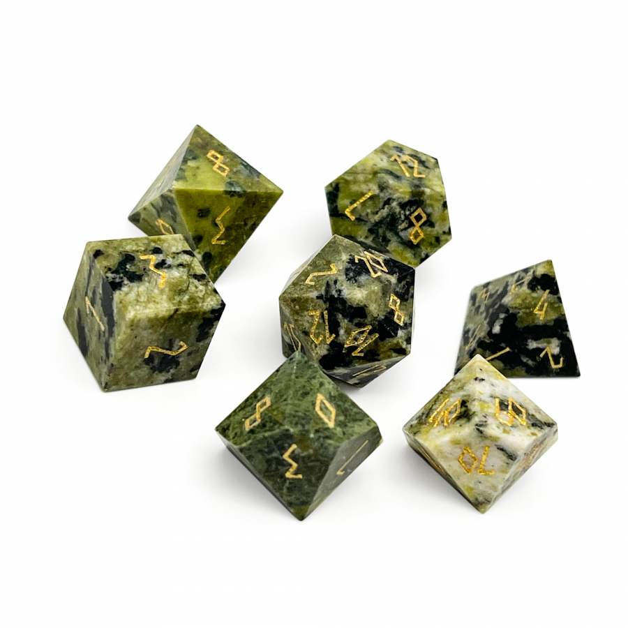 Norse Foundry Stone Dice: African Jade