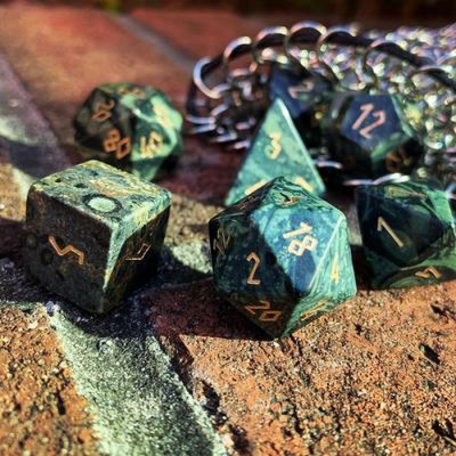 Norse Foundry Stone Dice: Crocodile Jasper