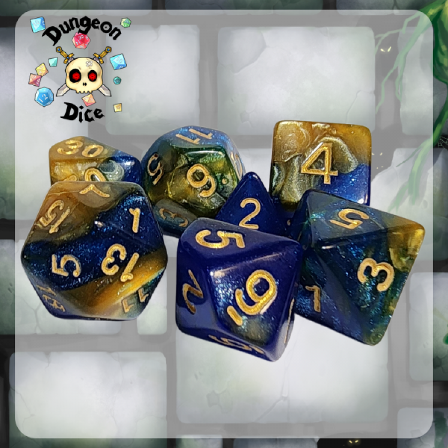 Dungeon Dice Acrylic: Poseidon's Fury