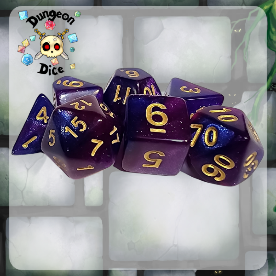 Dungeon Dice Acrylic: Starlight Dazzle