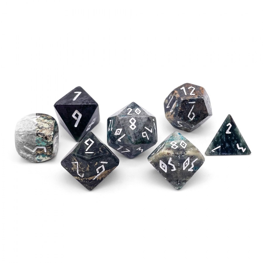 Norse Foundry Stone Dice: African Turquoise
